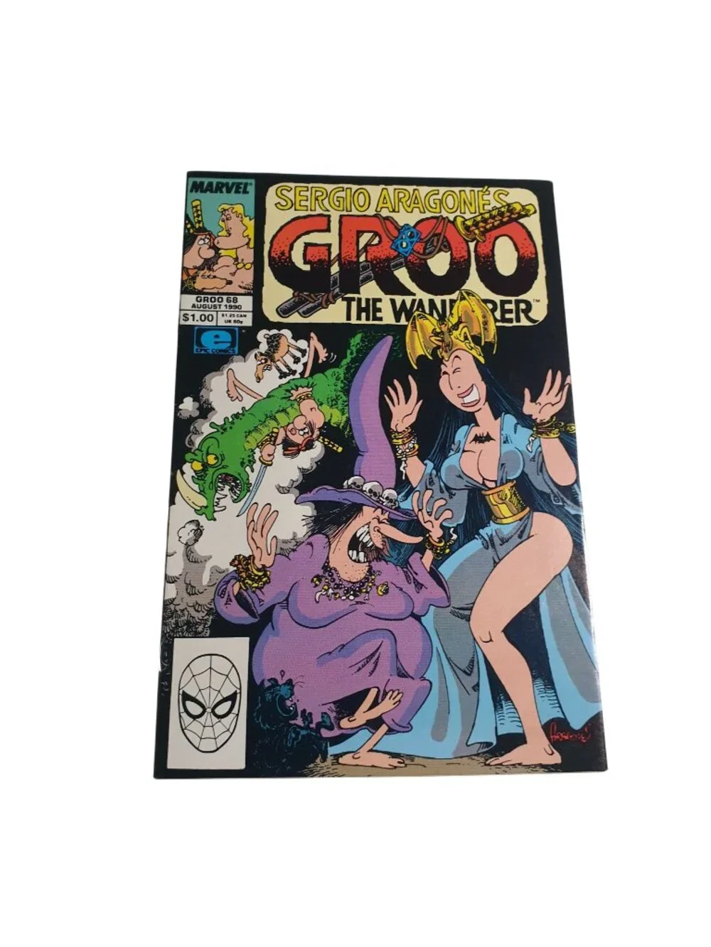 Groo The Wanderer 68 Marvel Aug 1990 Comic Book Collector Bagged Boarded Gift